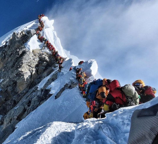 everest.embouteillage